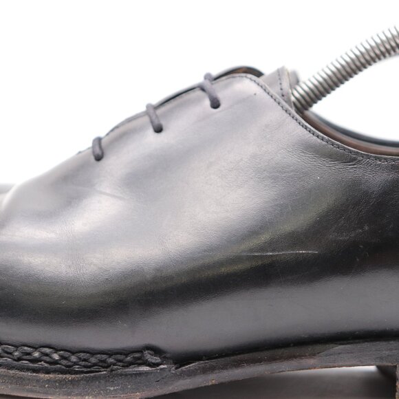 Meermin Plain Toe Derby Men\'s Size UK 8.5 US 9.5 Black Leather Dress Shoe main image 9